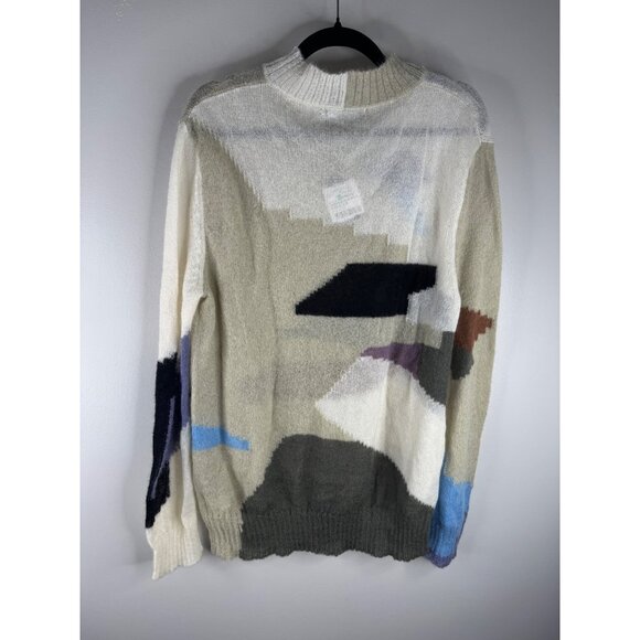 Mens Brownstone Mohair Landscape Sweater Oversized Size 1 XS NWT - Picture 7 of 8